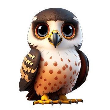 Falcon Cartoon Character