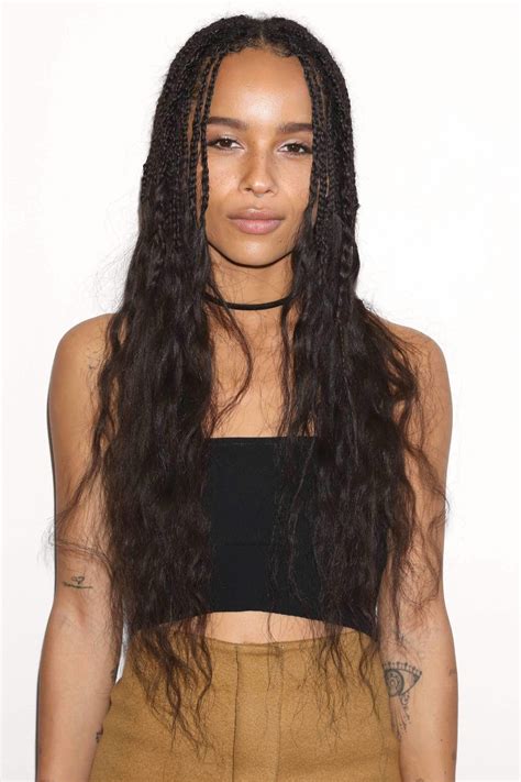 Gorgeous natural black hairstyles #naturalblackhairstyles | Loose hairstyles, Zoe kravitz braids ...