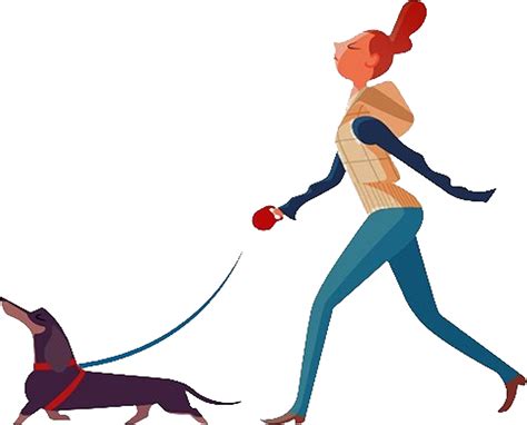 woman walking her dog clipart 10 free Cliparts | Download images on ...