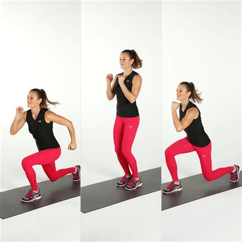 Split Lunge Jumps | The Best Fat-Blasting Cardio Exercises You Can Do in Your Living Room ...