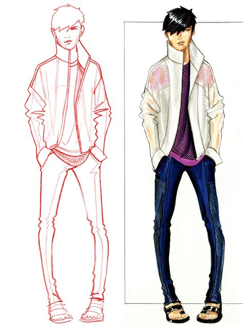 Fashion Drawing Template Male - DEPOLYRICS