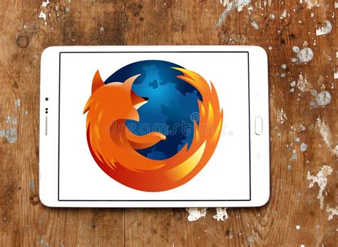 Firefox web browser logo editorial stock photo. Image of browsers ...