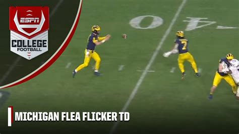 Michigan scores TD on FLEA FLICKER to cut TCU's leads to 5 😳 | College Football Playoff - YouTube