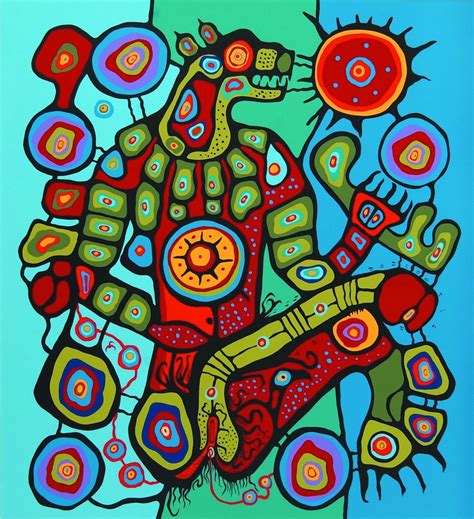 Norval Morrisseau (Ontario, Canada) | História natural, História de amor, Desenhos