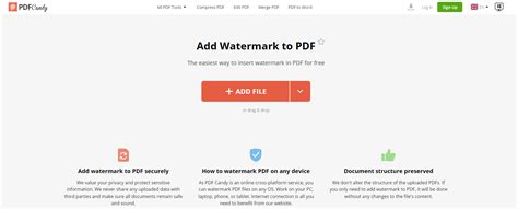 8 Online PDF-watermerktoevoeger om uw PDF onderscheidend te maken - FlipHTML5