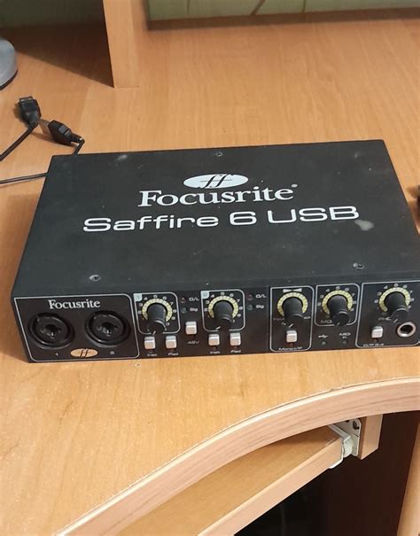 Звукова карта focusrite saffire 6 usb: 2 500 грн. - Студийное оборудование Киев на Olx