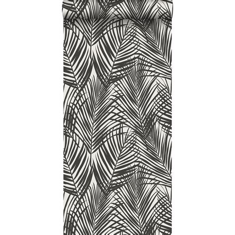 DD139008 - Fifi Black Palm Frond Wallpaper - by ESTA Home