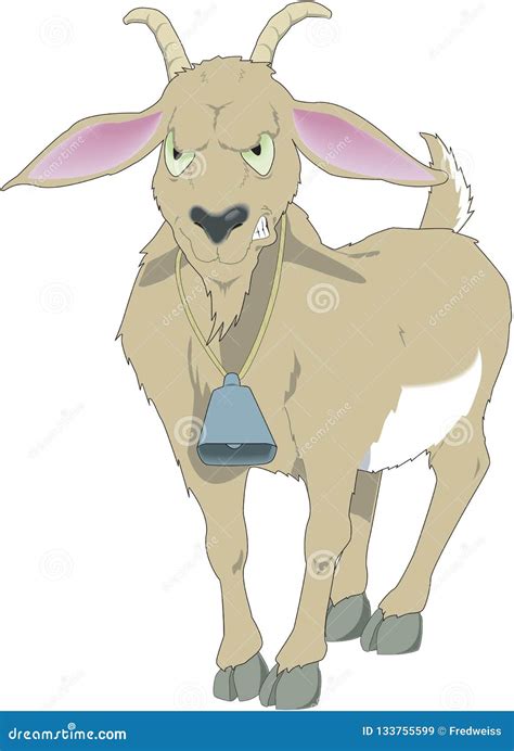 Billy Goat Cartoon Vector Illustration | CartoonDealer.com #15412864