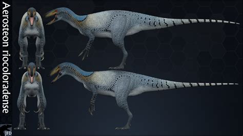 Jagged Fang Designs - Aerosteon riocoloradense in 2022 | Artwork, 3d reconstruction, Jurassic world