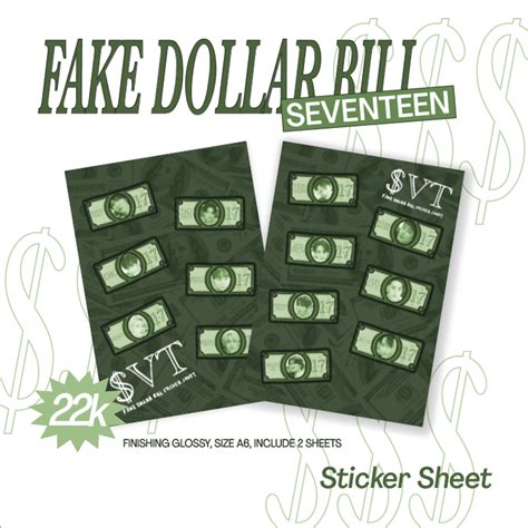 FAKE DOLLAR BILL SEVENTEEN – Peanutopia