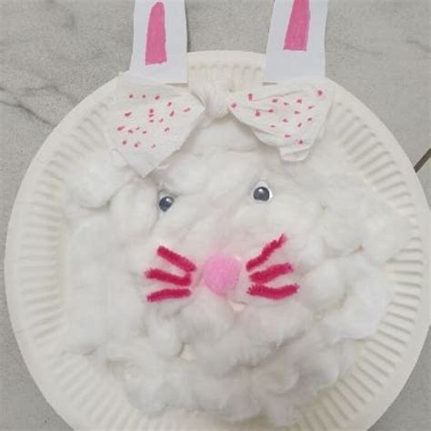 Rabbit Paper Plate Craft - Easy Crafts For Kids