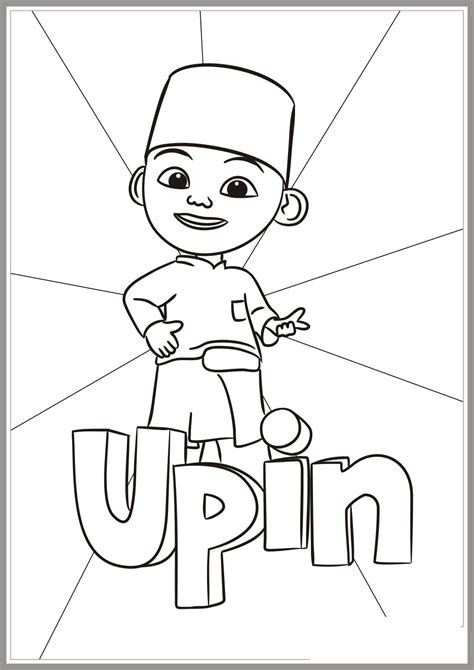 Buku Gambar Upin Ipin - Guru Paud