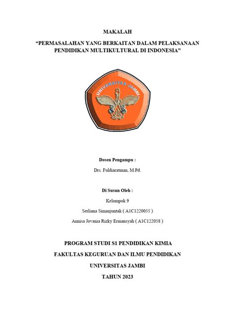 Makalah Pend - Multikultural | PDF