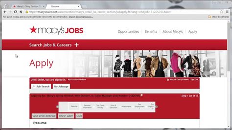 Macy's Application Online Video - YouTube