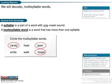 PPT - What are we going to do? What does decode mean? Decode means __________. PowerPoint ...