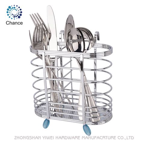 Chrome Utensil Rack. Wall Mount Kitchen Utensil Holder, Caddy Rack, Storage Holder Organizer ...