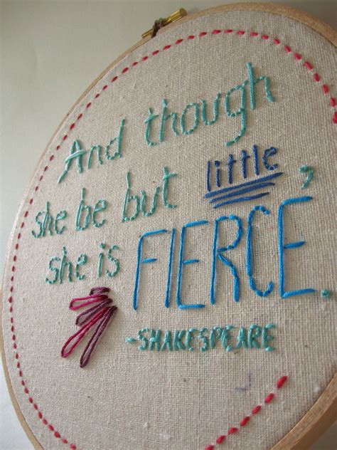 Embroidery Hoop Art Shakespeare Quote Hand Embroidered. $22.00, via Etsy. | Crewel embroidery ...