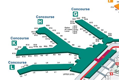 Ohare Terminal 3 Map