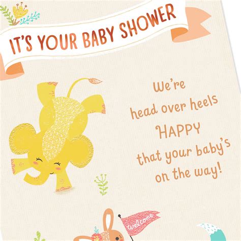 Head Over Heels Happy Baby Shower Card for New Baby - Greeting Cards ...