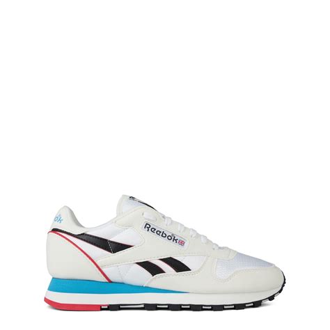 Reebok | Classic Leather Trainers | White/Red/Blue | SportsDirect.com