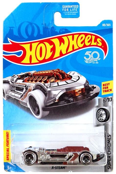 Hot Wheels Super Chromes X-Steam 164 Die-Cast Car 610 Brown Chrome ...