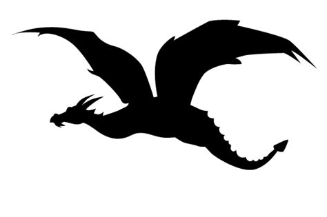 Dragon Silhouette Flying SVG Cut file by Creative Fabrica Crafts · Creative Fabrica