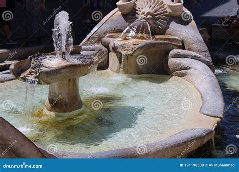 Fountain in Front of Spanish Steps Rome Italy Stock Photo - Image of beautiful, roman: 191198500