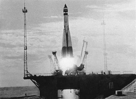 Sputnik 1 Launch Photograph by Ria Novosti