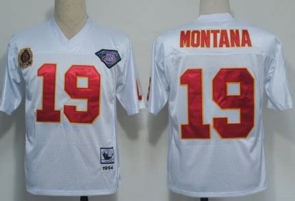 Kansas City Chiefs #19 Joe Montana Red 75TH Throwback Jersey on sale,for Cheap,wholesale from China