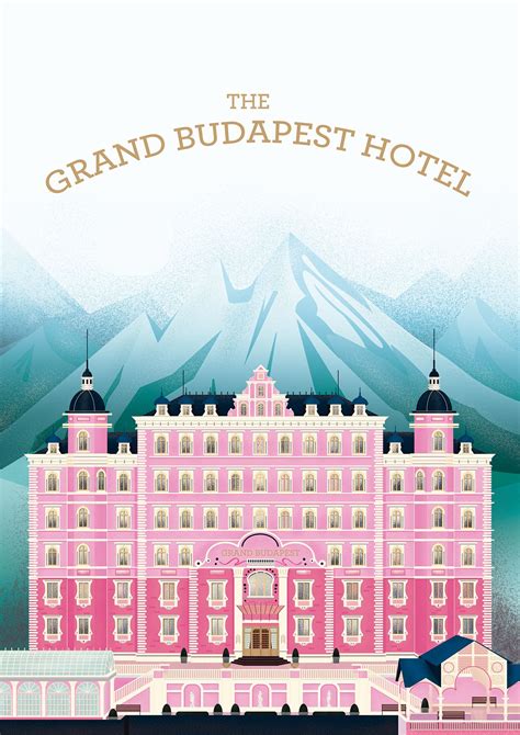 The Grand Budapest Hotel on Behance Art And Illustration, Illustrations And Posters, Minimal ...