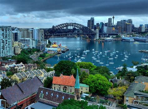 "Morning View - Sydney Harbour, From North Sydney - The HDR Experience" by Philip Johnson ...