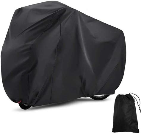 Bike Cover for Outside Storage, 210D Nylon Waterproof Bicycle Cover Indoor Outdoor Storage with ...