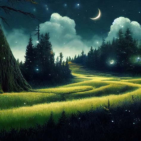 Forest in Moonlight by sugoidigi on DeviantArt