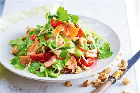 Thai smoked trout salad