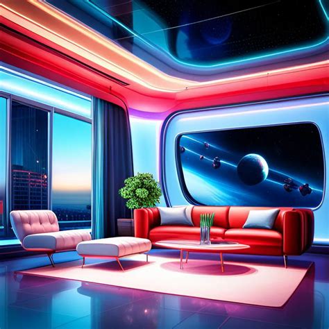 Creating a Unique Space with Retro-Futuristic Interior Design | DIY Home Comfort