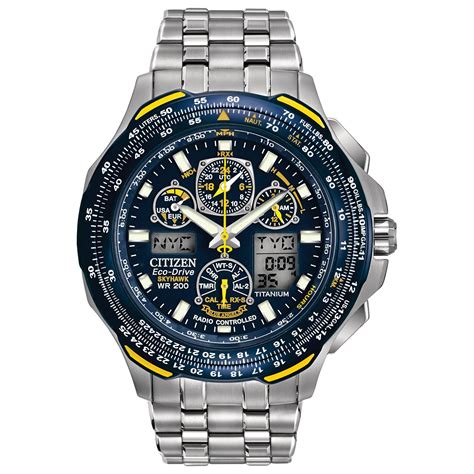 BLUE ANGELS SKYHAWK A-T | Titanium watches, Watches for men, Citizen watch