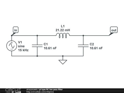 Pi Filter Circuit Diagram - Circuit Diagram