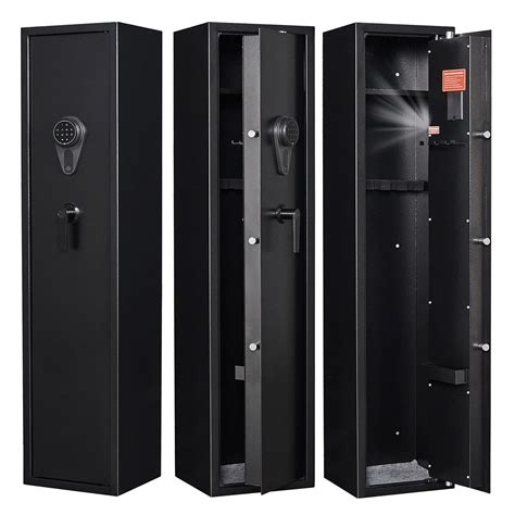 KAER Large Biometric Rifle Safe, Fingerprint Gun Safe for 5-6 Rifles ...