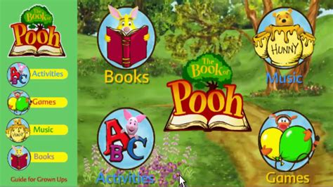 The Book of Pooh Playhouse Disney Games for Pre-school / Toddler | Kids Online Games - YouTube