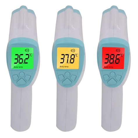 Forehead Ear Thermometer Non Contact Infrared Thermometer Digital Fever Temperature Infrared ...