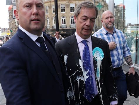 Nigel Farage milkshake attack: Man spared jail after admitting assault on Brexit Party leader ...