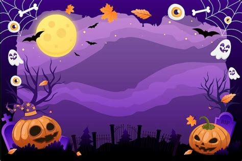 Free Vector | Gradient halloween frame template in 2023 | Halloween frames, Halloween ...