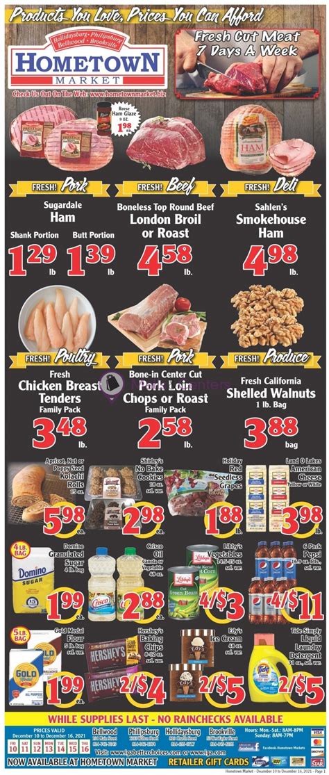 Hometown Market Weekly Ad - sales & flyers specials - MallsCenters