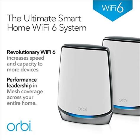 Orbi Mesh WiFi 6 System