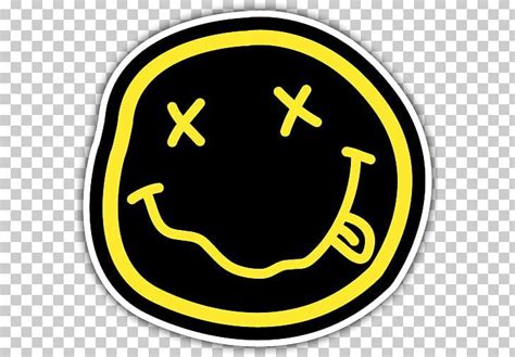 Nirvana Logo, Nirvana Band, Emoticon, Smiley Symbols, Grunge Png, Band Stickers, Battle Jacket ...