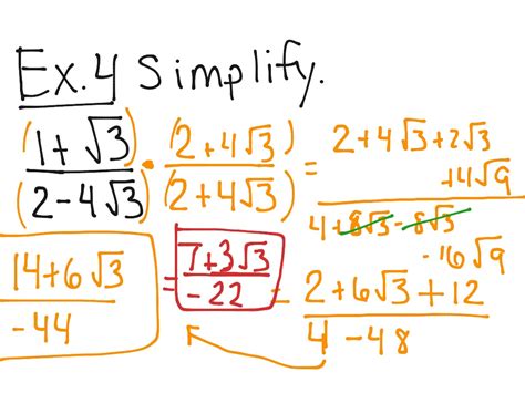 6-3 Binomial Radical Expressions | Math, Algebra, Simplifying Expressions, Radicals, Algebra 2 ...