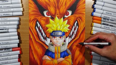 SPECIAL: Drawing jinchuriki Naruto and Kurama! - YouTube