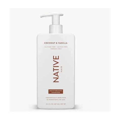 Native Coconut & Vanilla Moisturizing Shampoo - 16.5 fl oz in 2021 | Moisturizing shampoo ...