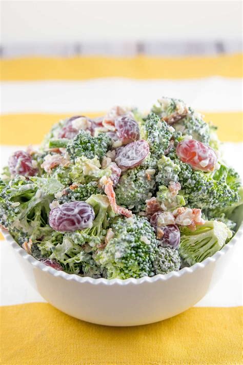 Healthy Extra Crunchy Broccoli Salad | Recipe | Crunchy broccoli salad, Broccoli salad, Creamy ...