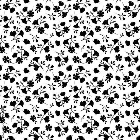 Black Floral Pattern